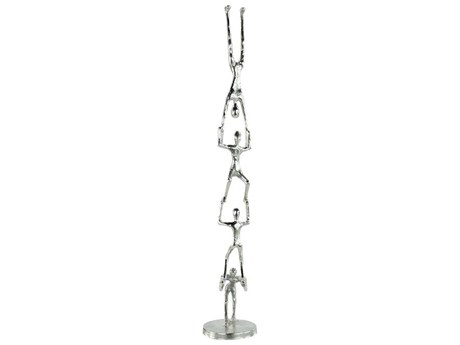 John Richard Nickel Gymnast Tower Sculpture