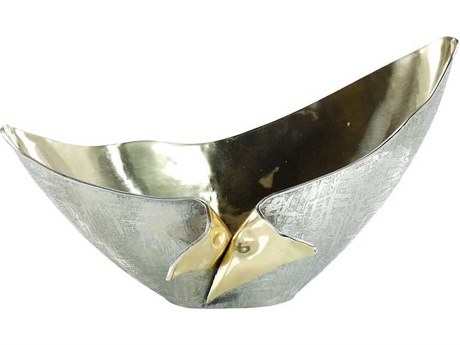 John Richard Polished Brass Nickel Andiamo Decorative Bowl