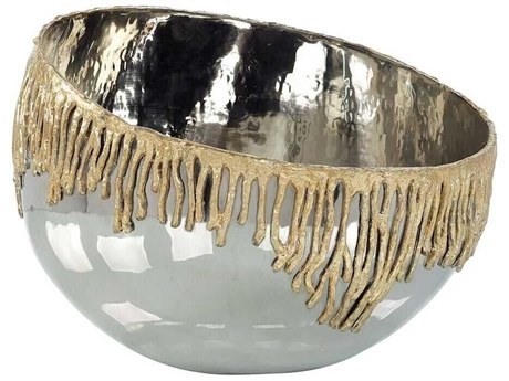 John Richard Nickel Gold Igneous Decorative Bowl
