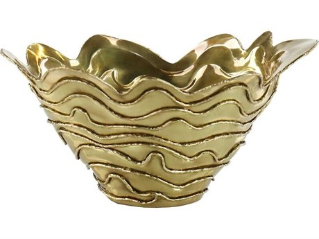 John Richard Polished Brass Lagen Decorative Bowl