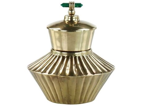 John Richard Gold Malachite Vessel