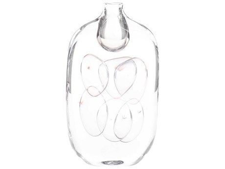 John Richard Clear Rose Bubbles Vase