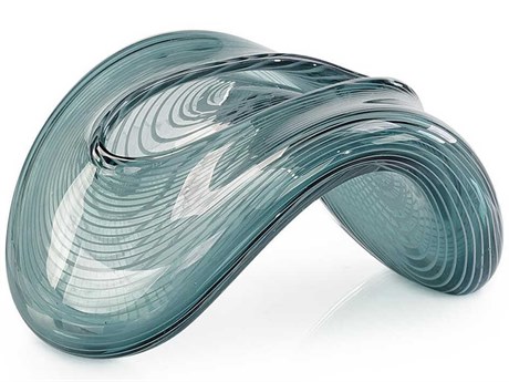 John Richard Grey Striped Glass Arch