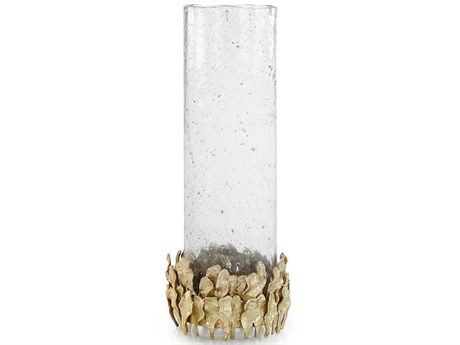 John Richard Plume Polished Brass Candle Holder