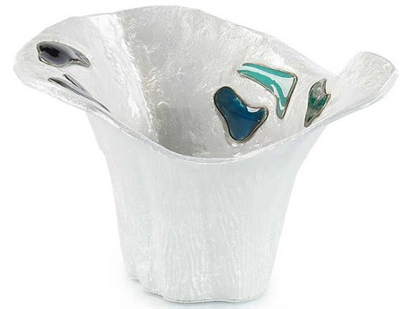 John Richard Pearl White Sana Decorative Bowl