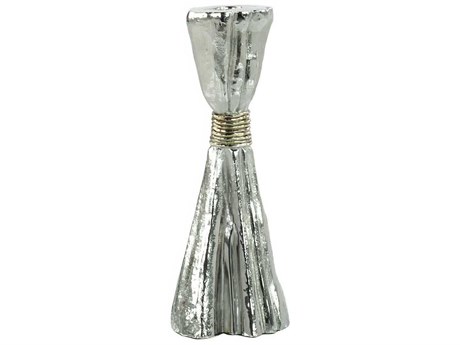 John Richard Taut Silver Metal Candleholder