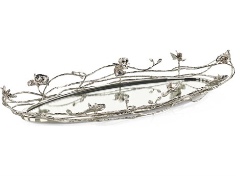 John Richard Orchids in Bloom Nickel Tray