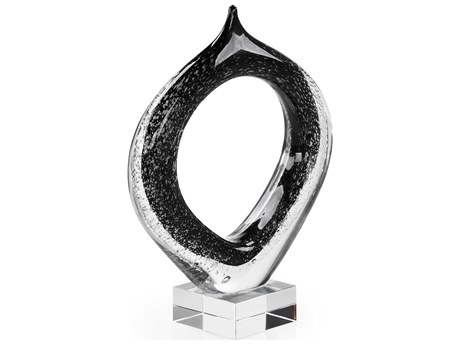 John Richard Loop Black Sculpture