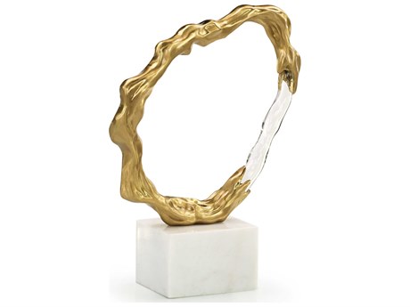 John Richard Brass Metallic Ice Sculpture