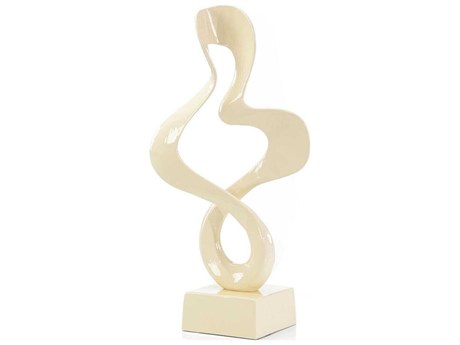John Richard Cream Enamel Sculpture