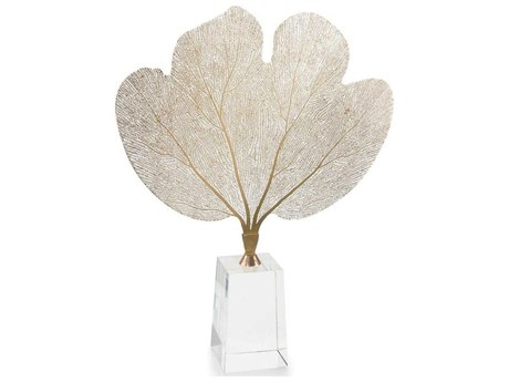 John Richard Brass Sea Fan Sculpture