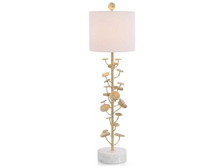 John Richard Mark McDowell Brass Buffet Lamp