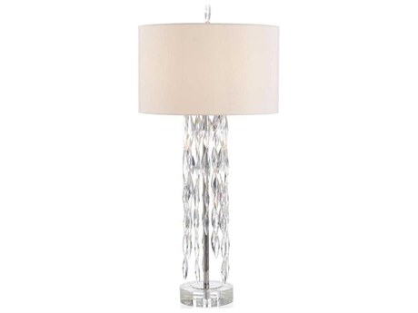 John Richard Marquise Crystals Clear Buffet Lamp