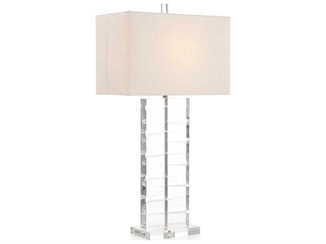 John Richard Cut Crystal Clear Buffet Lamp