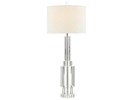 John Richard Stepped Deco Clear Buffet Lamp
