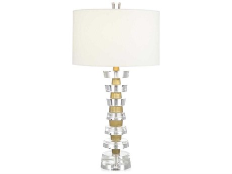 John Richard Kevin VonKluck Chatoyer Bronze Crystal Buffet Lamp