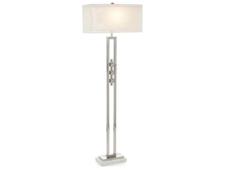 John Richard Isla Polished Nickel Floor Lamp