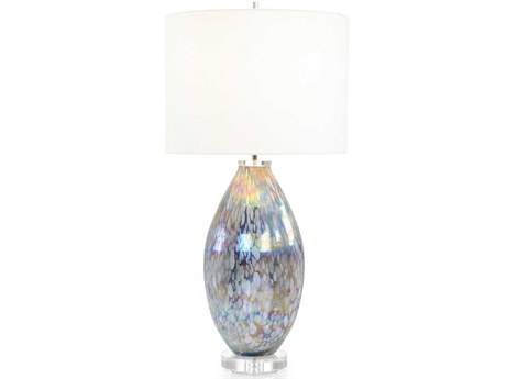 John Richard Ciara Clear Glass Buffet Lamp