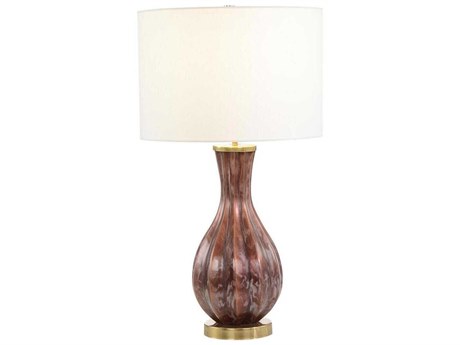 John Richard Reverie Lustrous Enamel Brass Buffet Lamp