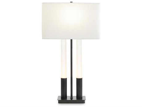 John Richard Gemini Bronze Buffet Lamp