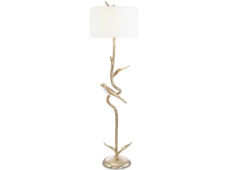 John Richard Poleiro Champagne Gold Floor Lamp