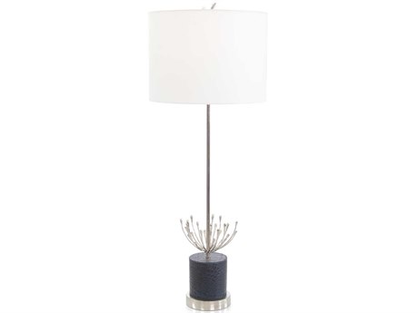 John Richard Oleada Polished Nickel Buffet Lamp