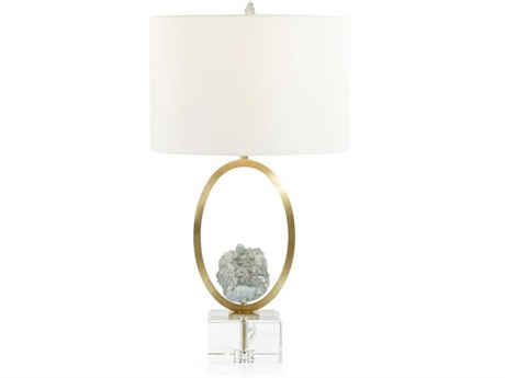 John Richard Crystal Geode Gold Buffet Lamp