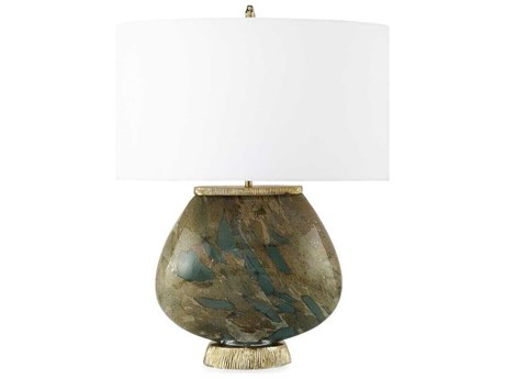 John Richard Marisol Green Blue Buffet Lamp