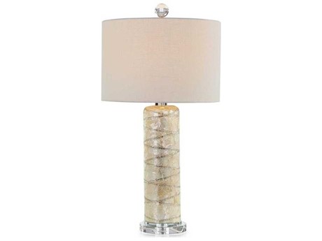 John Richard Exuma Polished Nickel Buffet Lamp