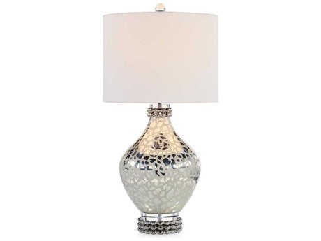 John Richard Brisa Nickel Buffet Lamp