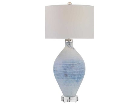 John Richard Varuna Blue White Buffet Lamp