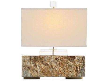 John Richard Slab Bronze Table Lamp