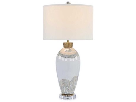 John Richard Mithran White Gold Buffet Lamp