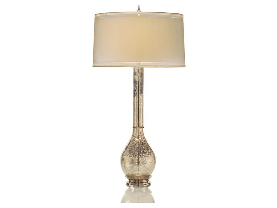 John Richard Mercury Rising Nickel Table Lamp JRJRL8745