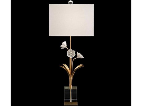John Richard Spring Has Sprung Crystal Clear Buffet Lamp