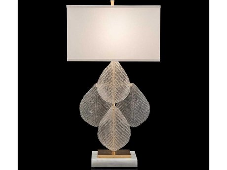 John Richard Glass Petal Clear Buffet Lamp
