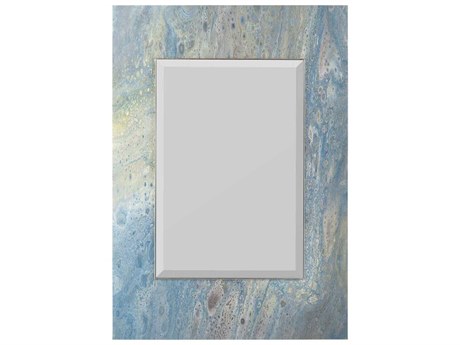 John Richard Shaye Rawson's Pavo Nickel Rectangular Wall Mirror