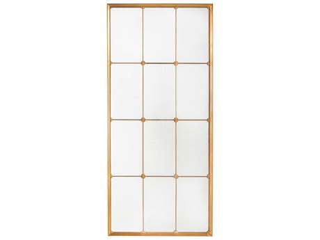 John Richard Francois Gold Rectangular Wall Mirror