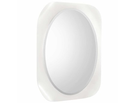 John Richard Forma Silver Rectangular Wall Mirror