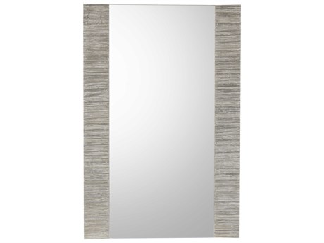 John Richard Silver Boundaries Washed Silver Rectangular Wall Mirror
