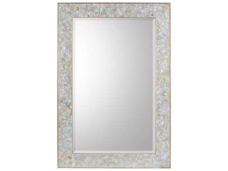 John Richard Bacchus Brushed Silver Rectangular Wall Mirror