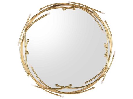 John Richard Entrata Round Wall Mirror