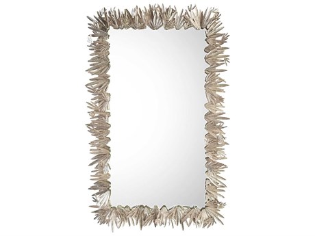 John Richard Herba Nickel Rectangular Wall Mirror