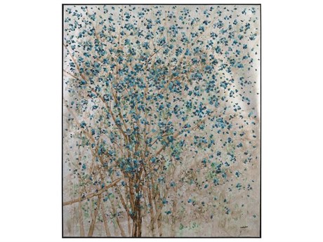 John Richard Teng Fei's Silvered Dogwood Painting