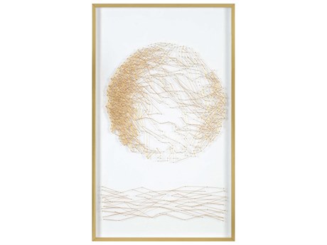 John Richard Mark McDowell's Gold Moon Rising-II Shadow Box