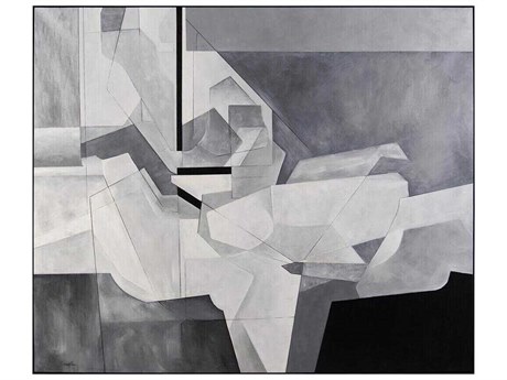 John Richard Teng Fei's Grey Scale Canvas Wall Art