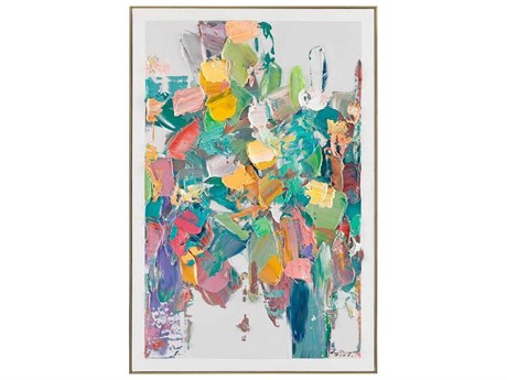 John Richard LM Zhou's Textural Brushstrokes-I Wall Art