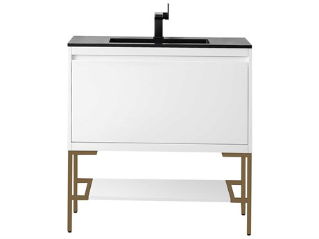 James Martin Milan 35" Single Vanity Cabinet
