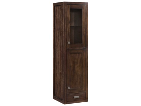 James Martin Addison Brown Acacia Wood Accent Chest