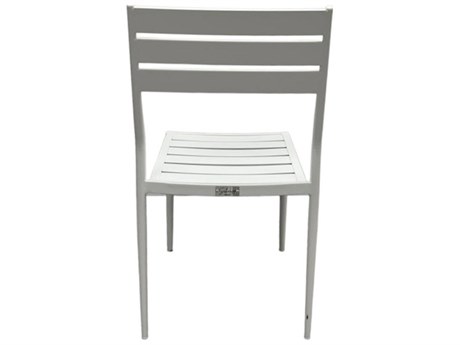 Schnupp Patio Estela Aluminum White Dining Side Chair